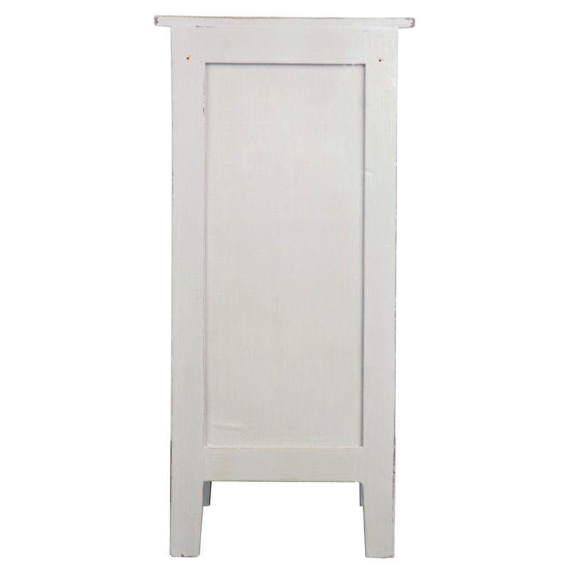 Home Square 2-Piece Set with Accent Cabinet and Console Table in Antique Gray