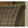Home Square Rattan Counterstool in Kubu Gray Finish - Set of 3