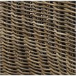 Home Square Rattan Counterstool in Kubu Gray Finish - Set of 2
