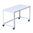 Home Square 2-Piece Set with Mobile Metal Desk and Lateral File Cabinet