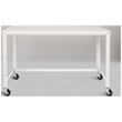 Home Square 2-Piece Set with Mobile Metal Desk and Lateral File Cabinet