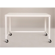 Home Square 2-Piece Set with Mobile Metal Desk and Lateral File Cabinet