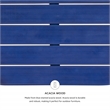 Home Square 2-Piece Set with Outdoor Coffee Table and End Table in Blue
