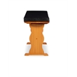 Home Square 2-Piece Set with Dining Nook Set and Cushion Set in Dark Brown
