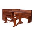 Home Square 2-Piece Set with Dining Nook Set and Cushion Set in Blue