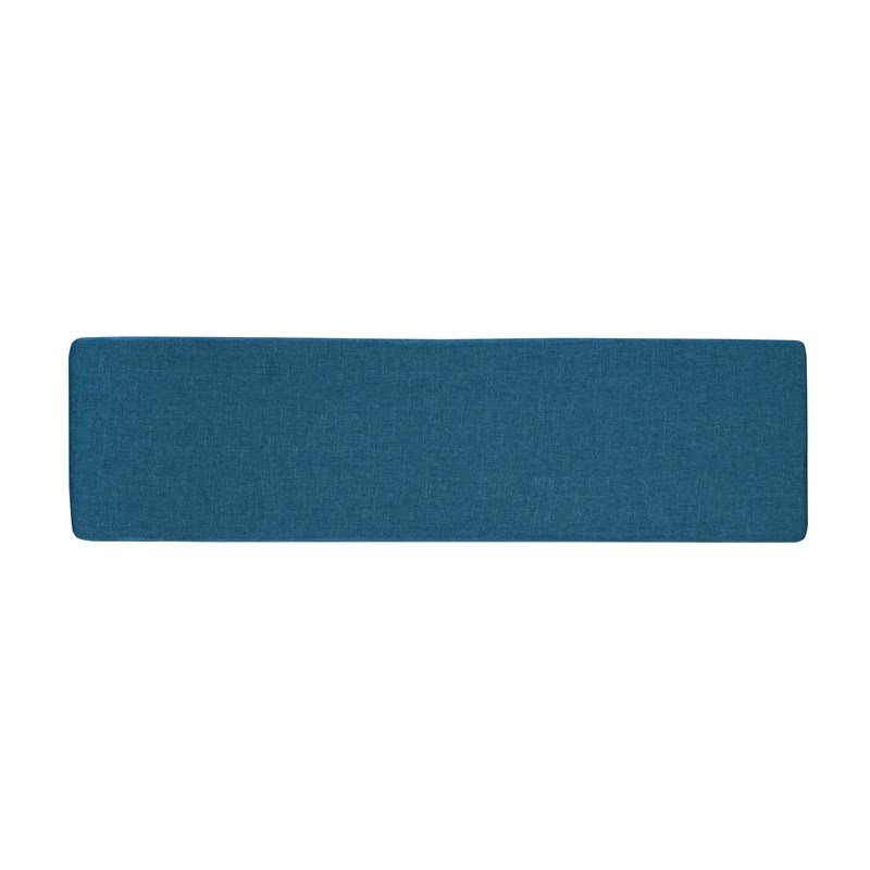 Home Square 2-Piece Set with Dining Nook Set and Cushion Set in Blue