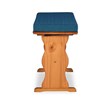 Home Square 2-Piece Set with Dining Nook Set and Cushion Set in Blue