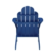 Home Square 3-Piece Set with Outdoor Coffee Table and 2 Chairs in Blue