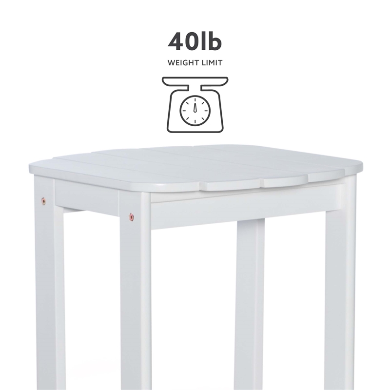 Home Square 5-Piece Set with Side Table & 2 Chairs & 2 Ottoman