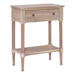 Home Square 3-Piece Set with Accent Table and 2 Side Tables in Natural