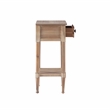 Home Square 3-Piece Set with Accent Table and 2 Side Tables in Natural
