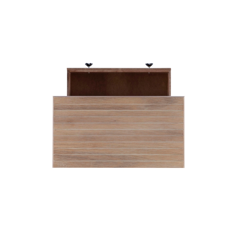Home Square 3-Piece Set with Accent Table and 2 Side Tables in Natural