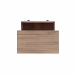 Home Square 3-Piece Set with Accent Table and 2 Side Tables in Natural