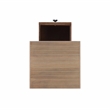 Home Square 3-Piece Set with Accent Table and 2 Side Tables in Natural