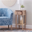 Home Square 3-Piece Set with Accent Table and 2 Side Tables in Natural