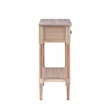 Home Square 3-Piece Set with Accent Table and 2 Side Tables in Natural