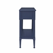 Home Square 3-Piece Set with Accent Table and 2 Side Tables in Navy