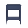 Home Square 3-Piece Set with Accent Table and 2 Side Tables in Navy