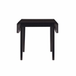 Home Square 3-Piece Set with Dining Table and Two Dining Chairs in Black