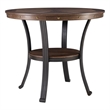 Home Square 3-Piece Set with Coffee Table and 2 Metal End Tables