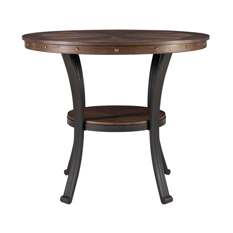 Home Square 3-Piece Set with Coffee Table and 2 Metal End Tables