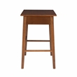 Home Square 2-Piece Set with One Drawer Desk and Five Shelf Bookcase