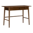 Home Square 2-Piece Set with One Drawer Desk and Five Shelf Bookcase