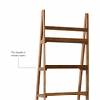 Home Square 2-Piece Set with One Drawer Desk and Five Shelf Bookcase