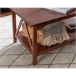 Home Square 3-Piece Set with Coffee Table and 2 End Tables in Brown