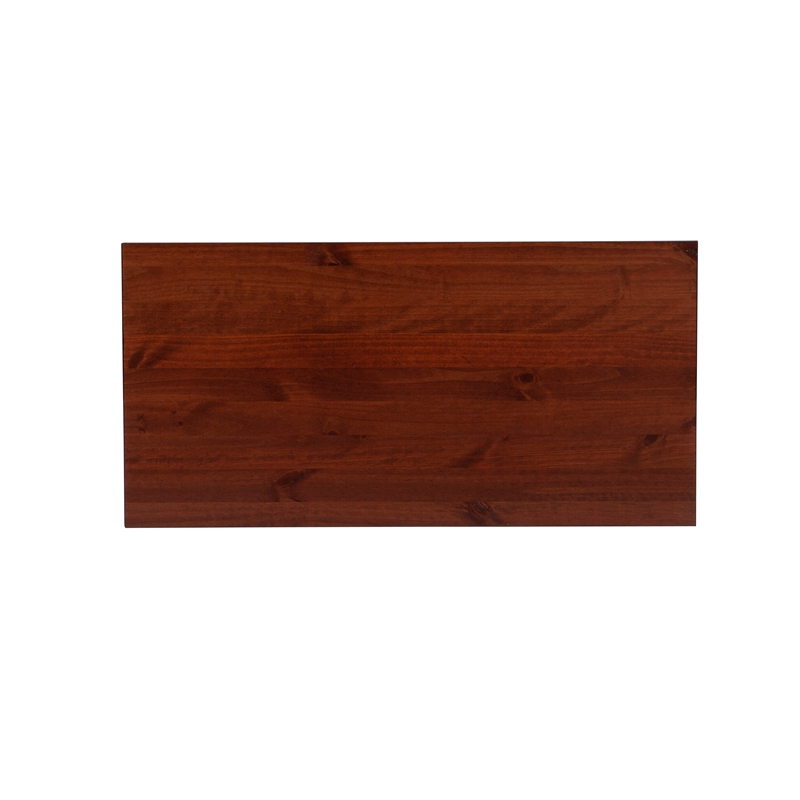 Home Square 3-Piece Set with Coffee Table and 2 End Tables in Brown