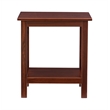 Home Square 3-Piece Set with Coffee Table and 2 End Tables in Brown