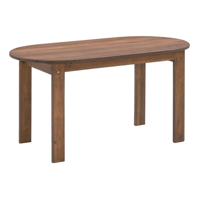 Home Square 6-Piece Set with Side Table & Coffee Table & 2 Chairs & 2 Ottomans