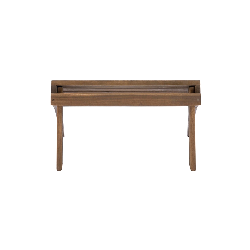 Home Square 6-Piece Set with Side Table & Coffee Table & 2 Chairs & 2 Ottomans