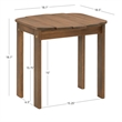 Home Square 6-Piece Set with Side Table & Coffee Table & 2 Chairs & 2 Ottomans