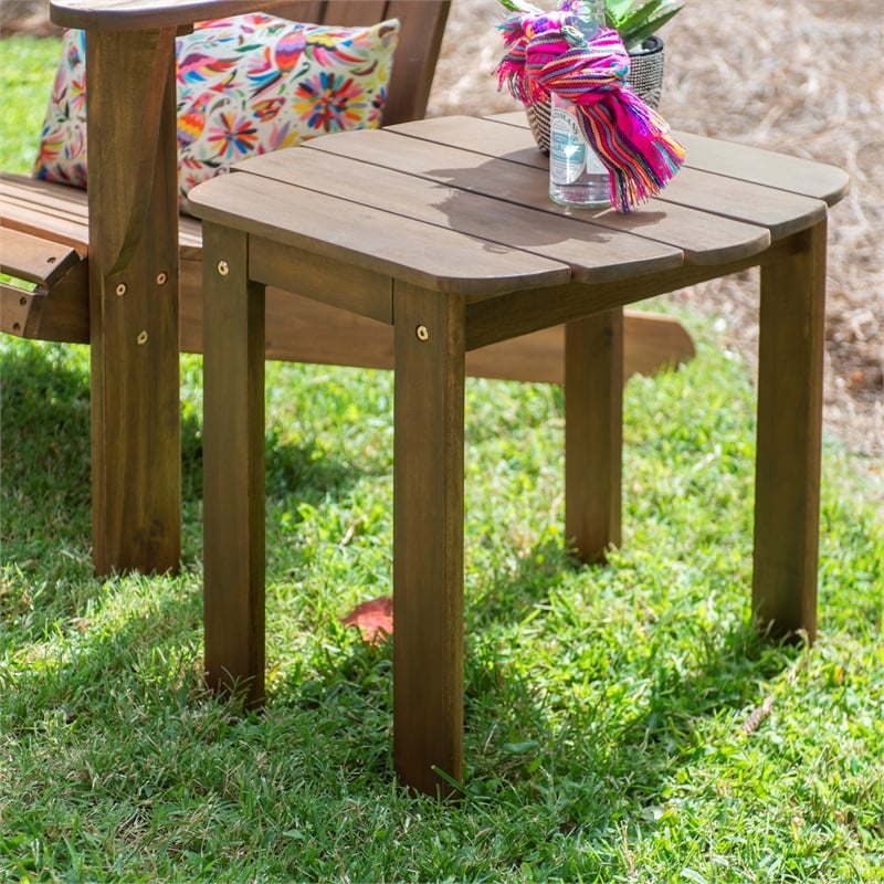 Home Square 6-Piece Set with Side Table & Coffee Table & 2 Chairs & 2 Ottomans