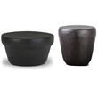 Home Square 2-Piece Set with Coffee Table and Side Table in Rustic Bronze