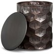 Home Square 2-Piece Set with Coffee Table and Side Table in Antique Bronze