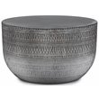 Home Square 2-Piece Set with Coffee Table and Side Table in Antique Silver