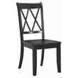 Home Square 5-Piece Set with Dining Table and 4 Dining Chairs in Brown