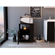 Home Square 2-Piece Set with Microwave Cabinet and Kitchen Island