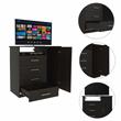 Home Square 2-Piece Set with 2 Drawer Nightstand & 4 Drawer Dresser