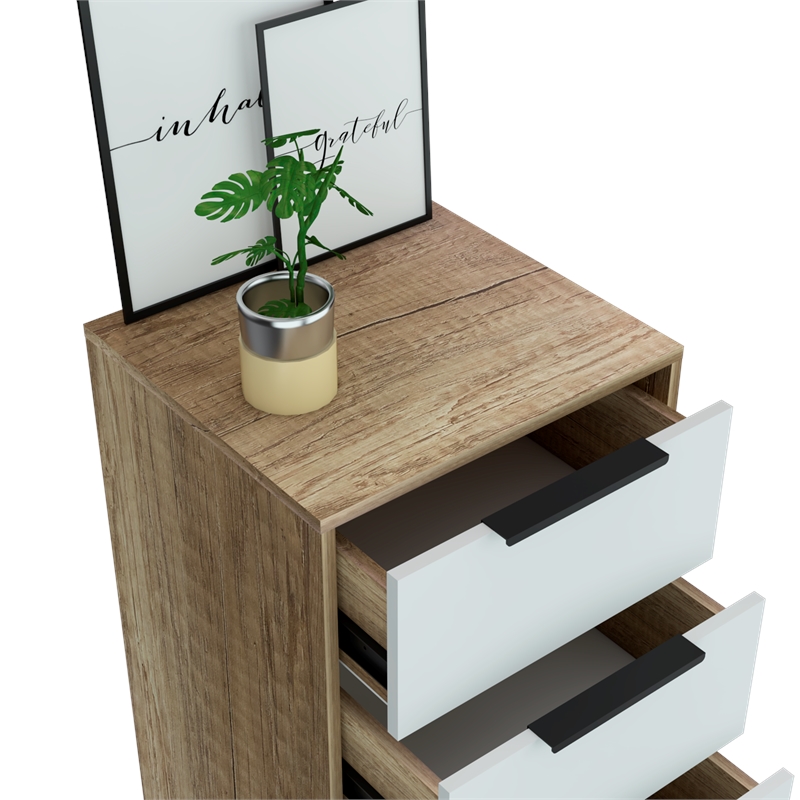 Home Square 2-Piece Set with Four Drawer Dresser and 5 Drawer Dresser