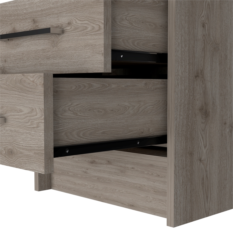 Home Square 3-Piece Set with Three Door Armoire and 2 Nightstands