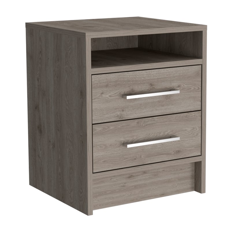 Home Square 3-Piece Set with Three Door Armoire and 2 Nightstands