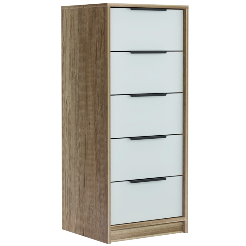 Home Square 3-Piece Set with 3 Drawer Dresser & Nightstand & 5 Drawer Dresser