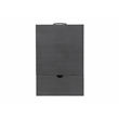 Home Square 3 Piece Set with Coffee Table and 2 Chairside Table in White & Grey