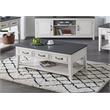 Home Square 3 Piece Set with Coffee Table and End Table and Side Table in White