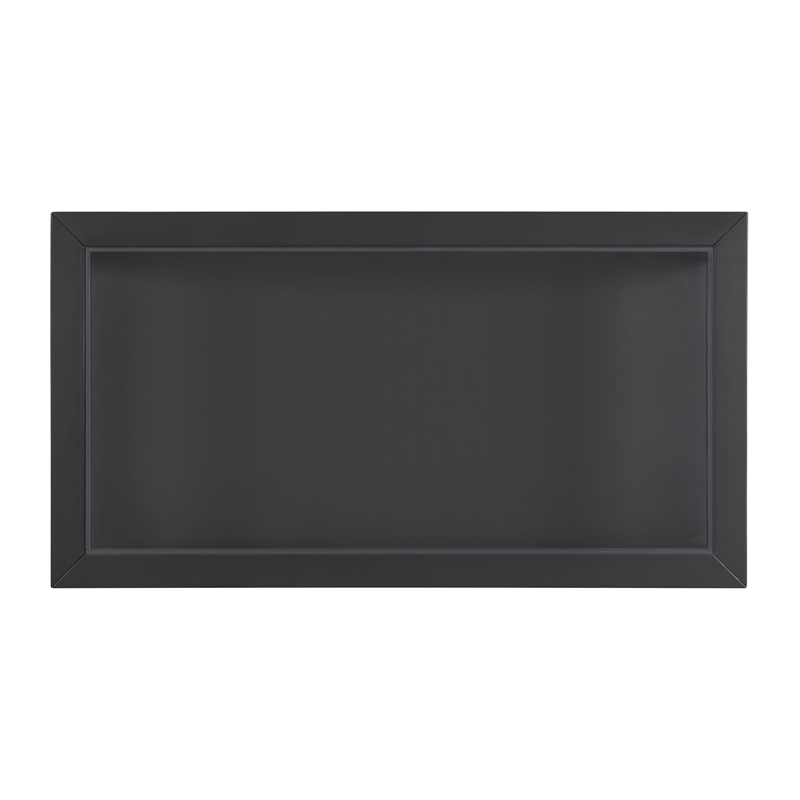 Home Square 3 Piece Set with Coffee Table and 2 End Tables in Black