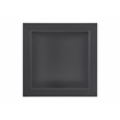 Home Square 3 Piece Set with Coffee Table and 2 End Tables in Black