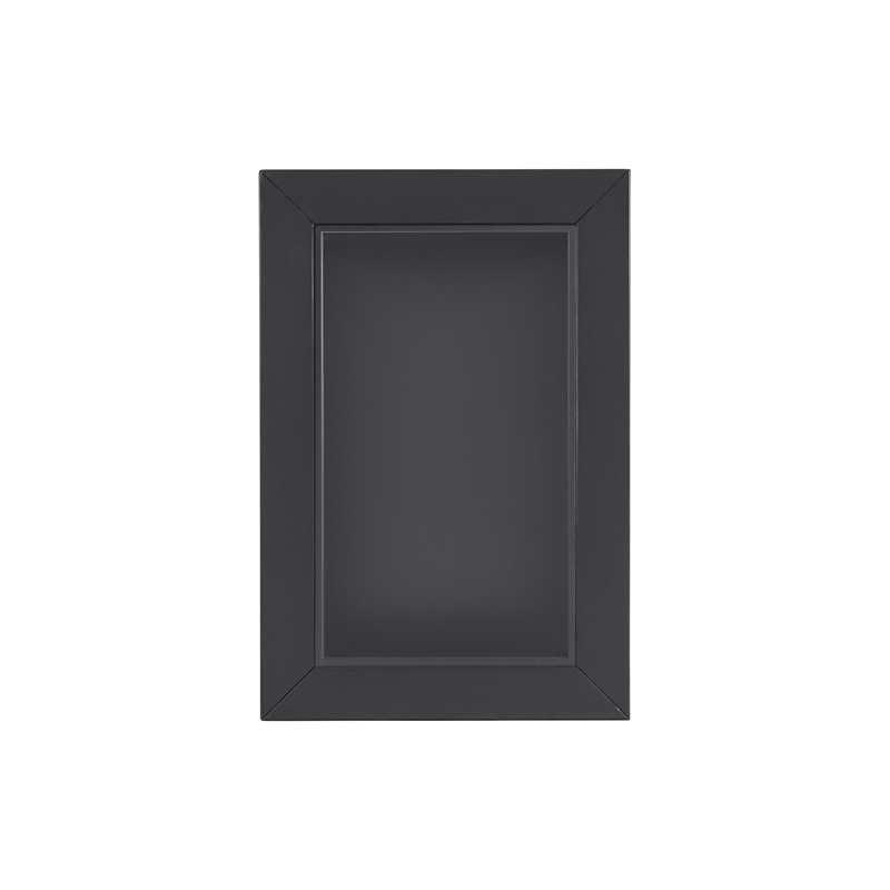 Home Square 3 Piece Set with Coffee Table and 2 Chairside Table in Black